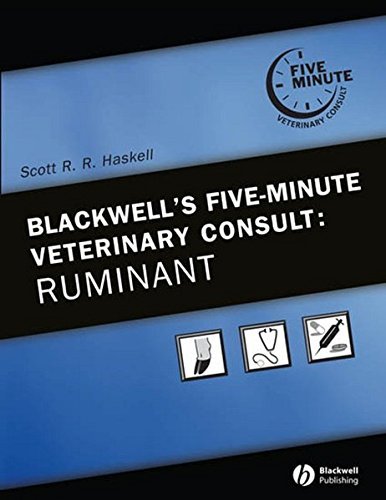 Scott R. R. Haskell Blackwell's Five Minute Veterinary Consult Ruminan 