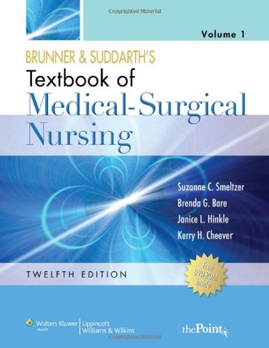 Suzanne C. Smeltzer Brunner And Suddarth's Textbook Of Medical Surgica 2 Volume Set 0012 Edition;revised 