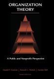 Harold F. Gortner Organization Theory A Public And Nonprofit Perspective 0003 Edition;revised 