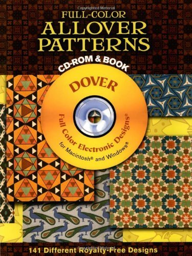 Dover Publications Inc Full Color Allover Patterns CD Rom And Book 