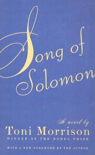 Toni Morrison Song Of Solomon 
