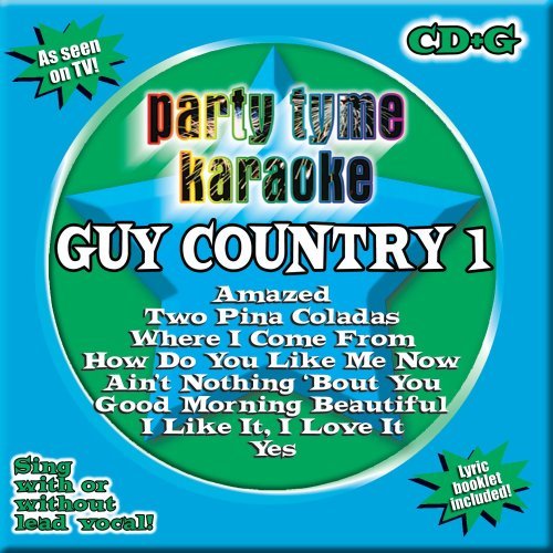 Party Tyme Karaoke Vol. 1 Guy Country Karaoke Incl. Cdg 8+8 Song 