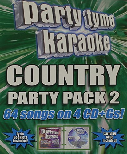 Party Tyme Karaoke Vol. 2 Country Party Pack Karaoke Incl Cdg 4 CD 64 Song 