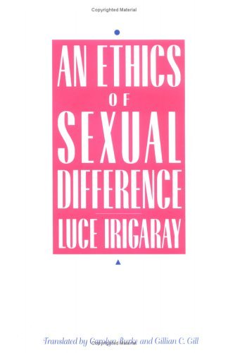 Luce Irigaray Ethics Of Sexual Difference 