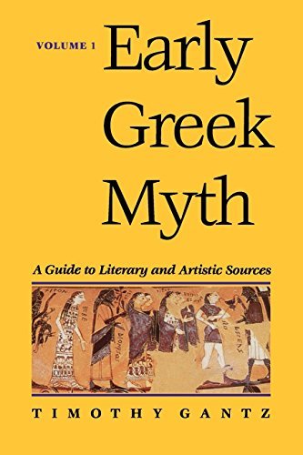 Timothy Gantz Early Greek Myth A Guide To Literary And Artistic Sources Volume 1 