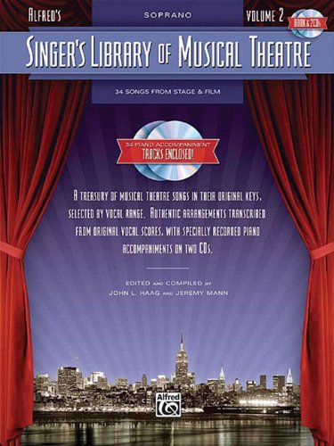 Lisa Despain Singer's Library Of Musical Theatre Vol. 2 Soprano Book 2 Cds Pack [with 2 Cds] 