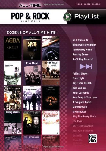 Hal Leonard Corp All Time Pop & Rock Hits Sheet Music Playlist Series 
