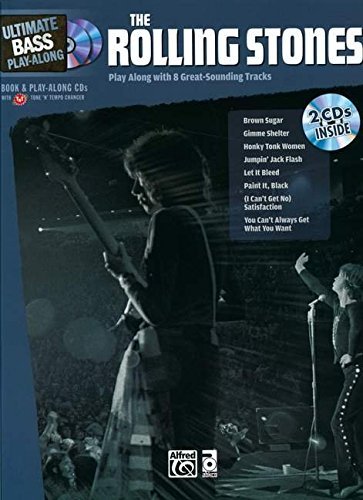 The Rolling Stones Ultimate Bass Play Along Rolling Stones Play Along With 8 Great Sounding Tracks (authenti 