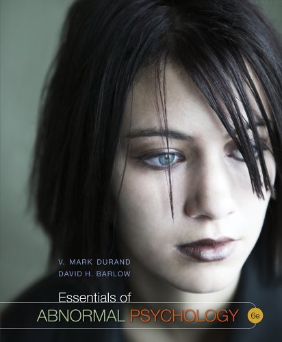 V. Mark Durand Essentials Of Abnormal Psychology (with Psychology 0006 Edition;revised 