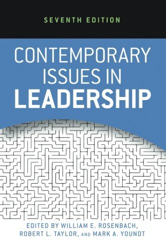 William E. Rosenbach Contemporary Issues In Leadership 0002 Edition; 