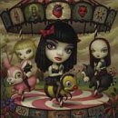 Jack Off Jill/Clear Hearts Grey Flowers