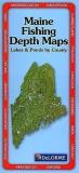 Delorme Maine Fishing Depth Maps Lakes & Ponds By County 