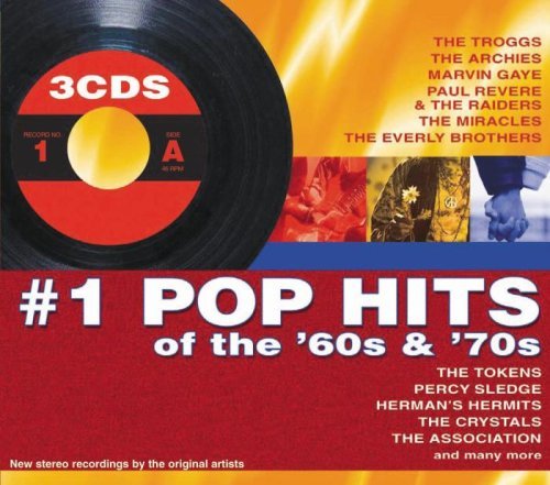 No. 1 Pop Hits Of The 60s & 70 No. 1 Pop Hits Of The 60s & 70 Champs Coasters Troggs 3 CD Set Digipak 