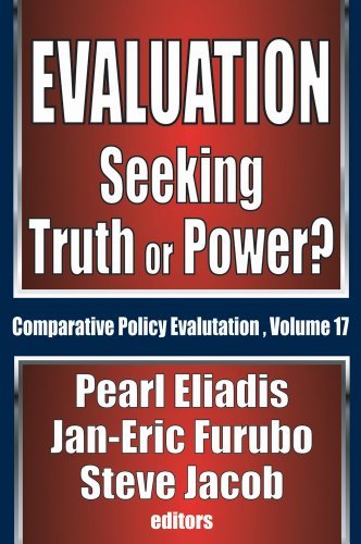 Jan Eric Furubo Evaluation Seeking Truth Or Power? 