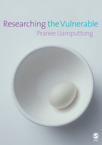 Pranee Liamputtong Researching The Vulnerable A Guide To Sensitive Research Methods 