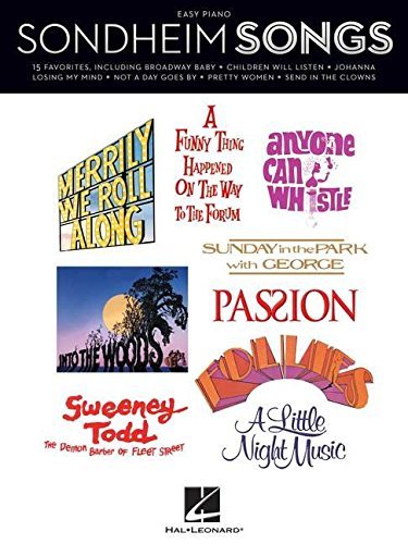 Stephen Sondheim Sondheim Songs Easy Piano 