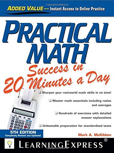Learningexpress Llc Editors Practical Math Success In 20 Minutes A Day 0005 Edition; 