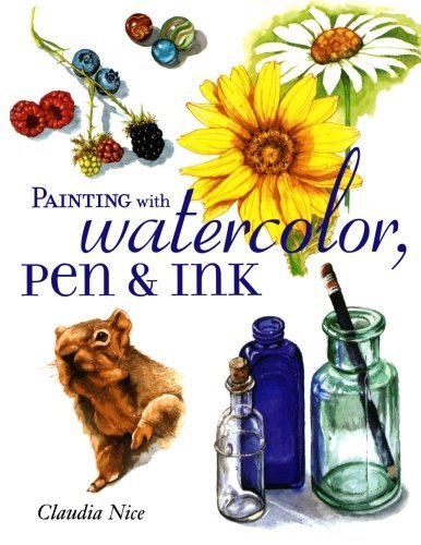 Claudia Nice Painting With Watercolor Pen & Ink 