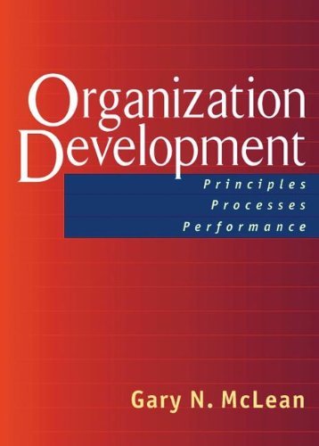 Gary N. Mclean Organization Development Principles Processes Performance 