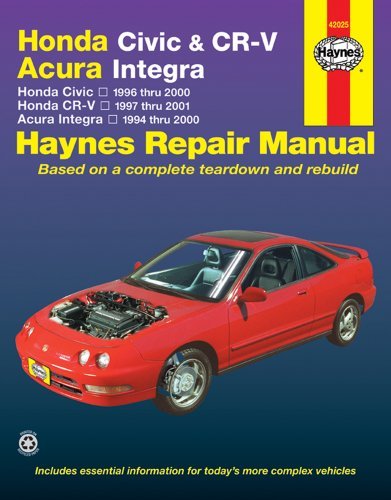Larry Warren Honda Civic Cr V & Acura Integra 1994 Thru 2001 H Honda Civic 1996 Thru 2000 Honda Cr V 1997 
