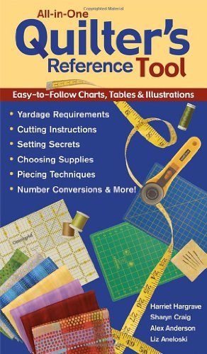 Harriet Hargrave All In One Quilter's Reference Tool Easy To Follow Charts Tables & Illustrations Ya 