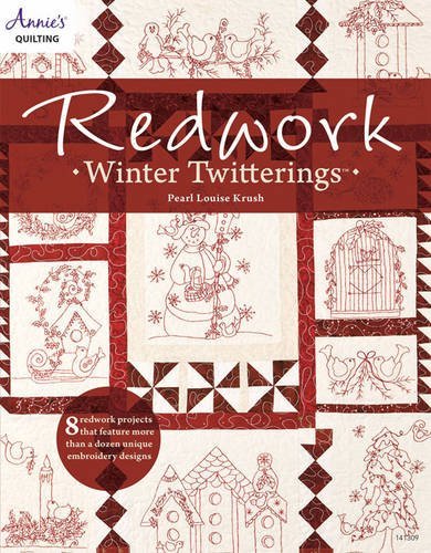 Pearl Louise Krush Redwork Winter Twitterings 