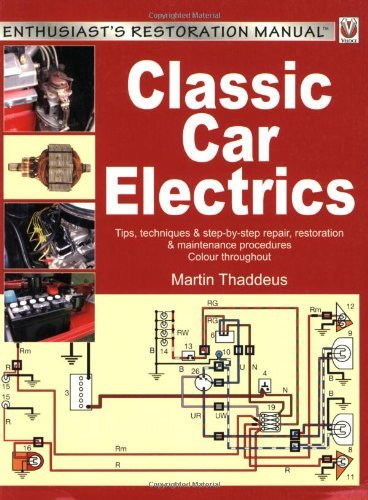 Martin Thaddeus Classic Car Electrics Tips Techniques & Step By Step Repair Restorati 