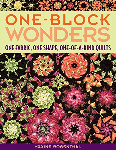 Maxine Rosenthal One Block Wonders One Fabric One Shape One Of A Kind Quilts 