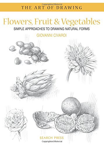 Giovanni Civardi Art Of Drawing Flowers Fruit & Vegetables Simple Approaches To 