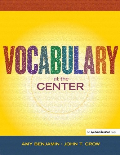 Amy Benjamin Vocabulary At The Center 