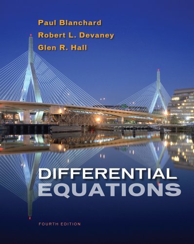 Paul Blanchard Differential Equations [with Access Code] 0004 Edition; 