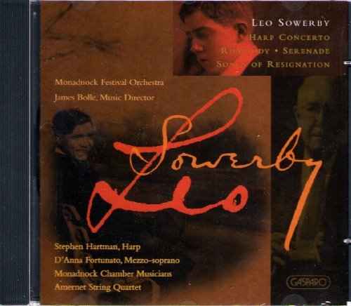 Leo Sowerby/Music Of Leo Sowerby@Hartman (Hp)/Fortunato (Mez)@Bolle/Monadnock Fest Orch