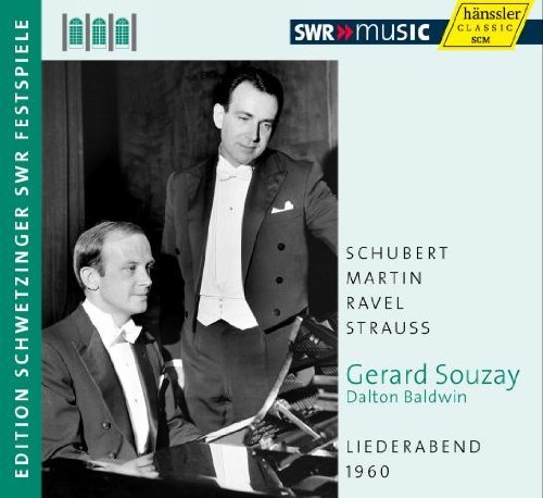Schubert/Martin/Ravel/Strauss/Duo Recital 1960@Souzay/Baldwin