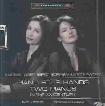 G. Kurtag/Piano Four Hands/Two Pianos In@Biondi (Pno)/Bruniati (Pno)