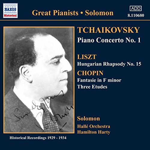 Tchaikovsky/Liszt/Chopin/Con Pno 1/Etude (F-M)/Polonais@Solomon (Pno)@Harty/Halle Orch
