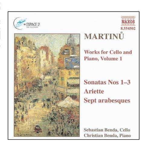 B. Martinu/Works Vc/Pno-Vol. 1@Benda*s.(Vc)/Benda*c. (Pno)