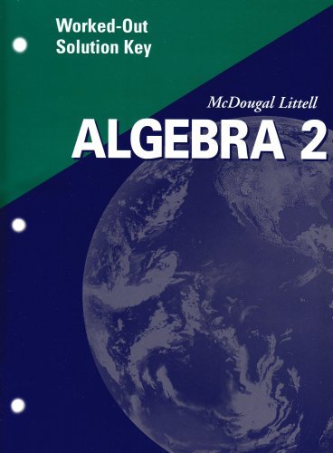 Houghton Mifflin Company Larson Alg2 Solution Key 2001 