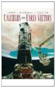 Phillip Zenor Calculus With Early Vectors 0137 Edition; 