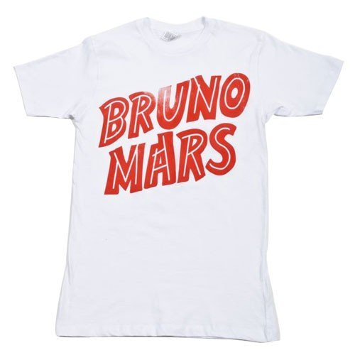 Bruno Mars/Red Logo On White-Slim Fit (Wh@Large