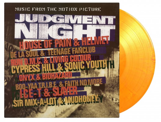 Judgment Night/soundtrack (orange & yellow swirled vinyl)