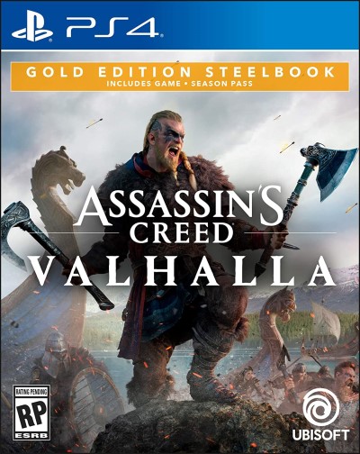 PS4/Assassin's Creed Valhalla Gold Steelbook Edition@PlayStation 4 & PlayStation 5 Compatible Game