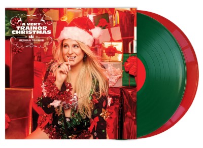 Meghan Trainor/A Very Trainor Christmas (Red/Green Vinyl)@2 LP 140g Disc 1 Red Translucent / Disc 2 Green Translucent