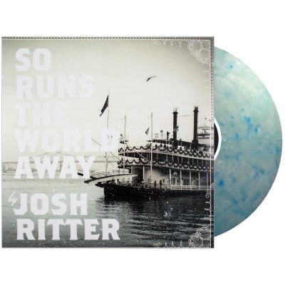 Josh Ritter/So Runs the World Away (INDIE EXCLUSIVE COKE BOTTLE CLEAR WITH BLUE SWIRL VINYL)@Coke Bottle Clear with Blue Swirl Vinyl w/ download card@Ltd. 1000