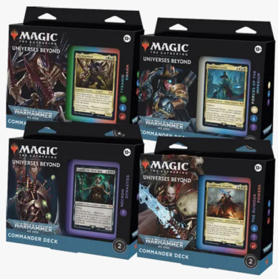 Magic The Gathering Cards/Magic X Warhammer 40k- Commander Deck@4 Versions; 1 At Random