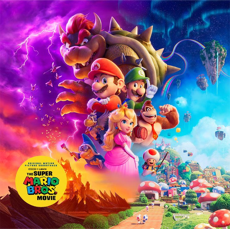 Super Mario Bros. Movie/Soundtrack (Red Green Multicolor Vinyl)@LP