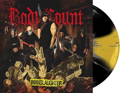 Body Count/Manslaughter (Black-Yellow Striped / Black-Silver Splatter Vinyl)@Indie Exclusive@Ltd. 500