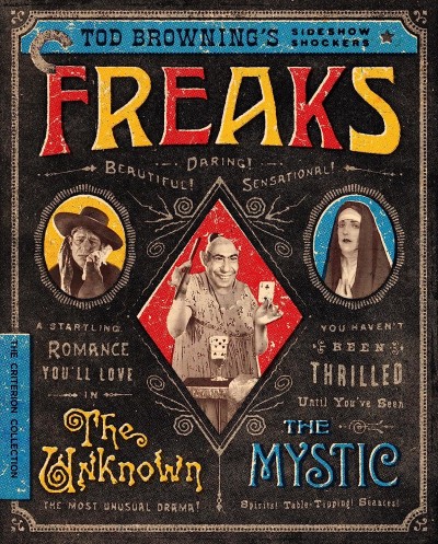 Freaks/The Unknown/ The Mystic (Criterion Collection)/Tod Browning's Sideshow Shockers@Blu-Ray@NR