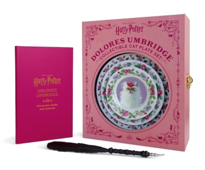 Donald Lemke/Harry Potter Dolores Umbridge Collectible Cat Plate Set