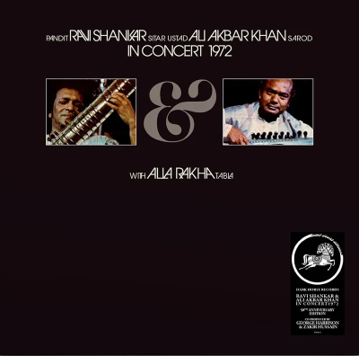Ravi Shankar& Ali Akbar Kahn/In Concert 1972@Black Friday RSD Exclusive / Ltd. 2000 USA@2LP