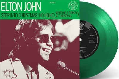Elton John/Step Into Christmas (Transparent Green Vinyl)